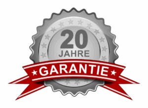 20 Jahre Garantie